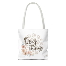 Load image into Gallery viewer, Dog Things Tote Bag