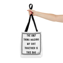 Load image into Gallery viewer, Holding My Shit Together Tote Black