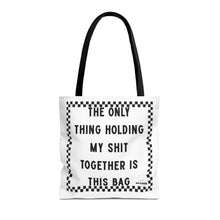 Load image into Gallery viewer, Holding My Shit Together Tote Black