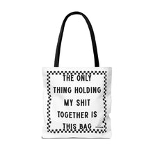 Load image into Gallery viewer, Holding My Shit Together Tote Black