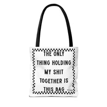 Load image into Gallery viewer, Holding My Shit Together Tote Black