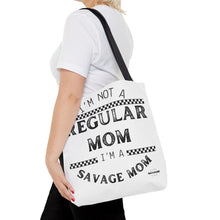 Load image into Gallery viewer, Regular Mom Black Tote